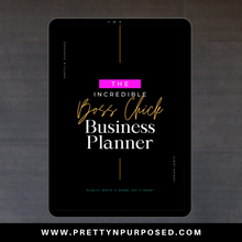Load image into Gallery viewer, Boss Chick Business Planner