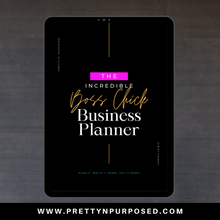 Load image into Gallery viewer, Boss Chick Business Planner
